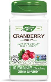 Nature&#39;s Way Cranberry Fruit 100 Capsule