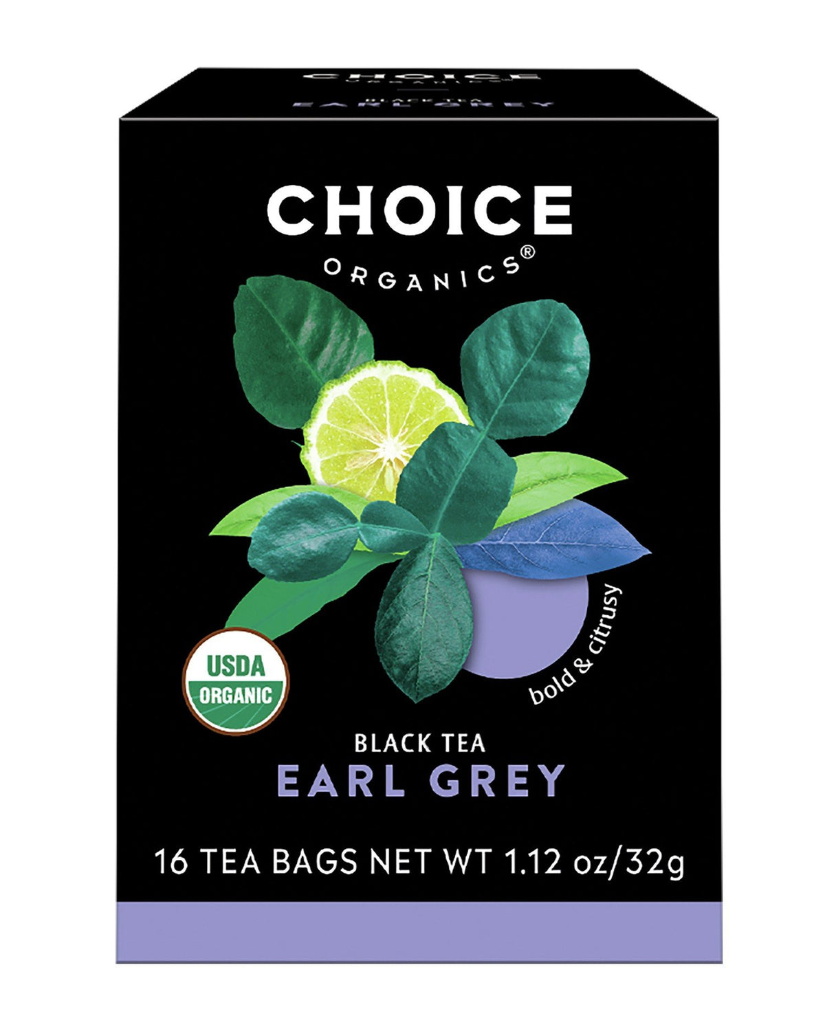 Choice Organics Organic Earl Grey Tea 16 Bag