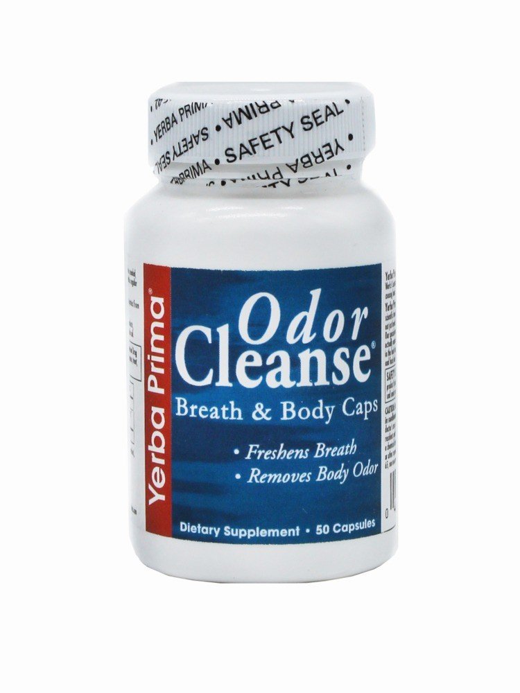 Yerba Prima Odor Cleanse Breath & Body Caps 50 Capsule