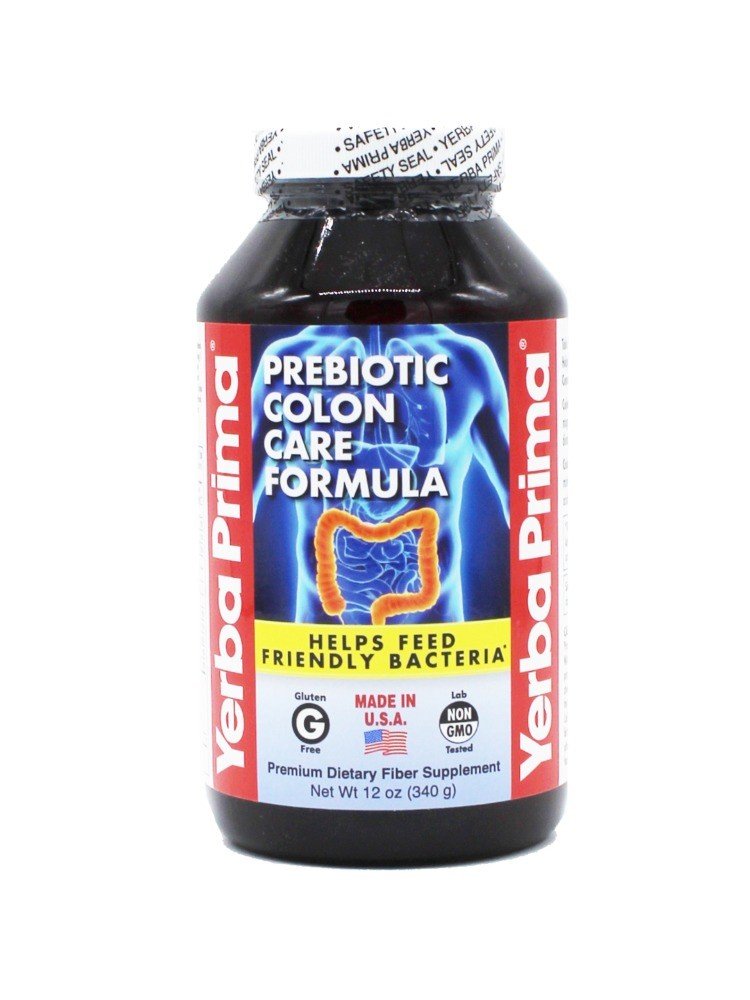 Yerba Prima Prebiotic Colon Care Formula 12 oz Powder