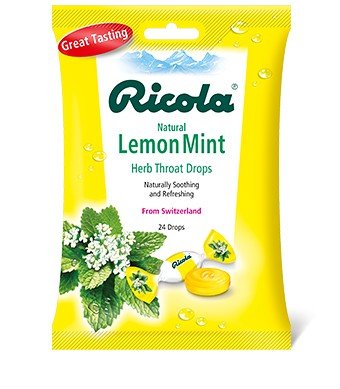 Ricola Cough Drops - Lemon Mint 24 Lozenge