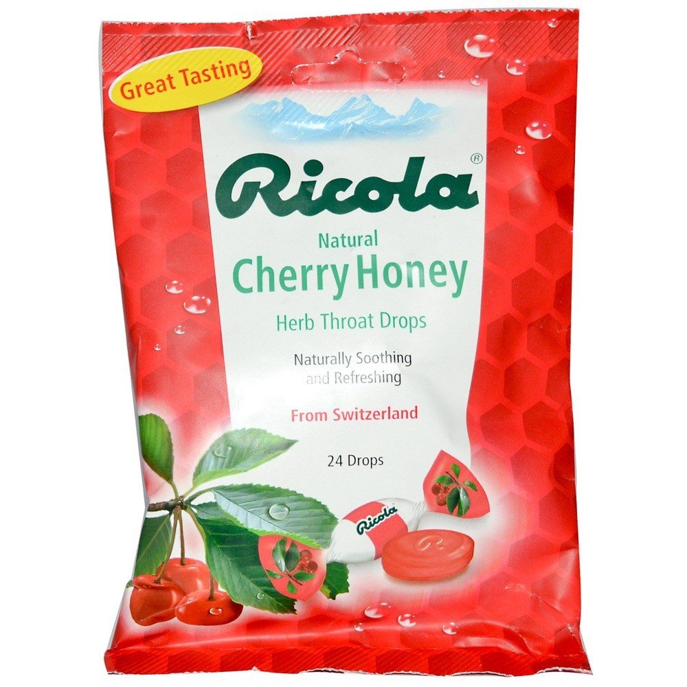 Ricola Cough Drops - Cherry Honey 24 Lozenge