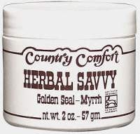 Country Comfort Herb Savvy-Goldenseal/Myrrh Salve 2 oz Cream