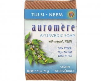 Auromere Ayurvedic Products Soap-Tulsi-Neem 2.75 oz. Bar Soap