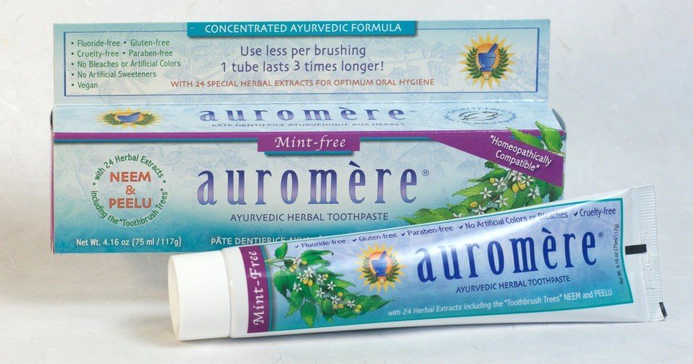 Auromere Ayurvedic Products Toothpaste-Mint-Free 4.16 oz Paste