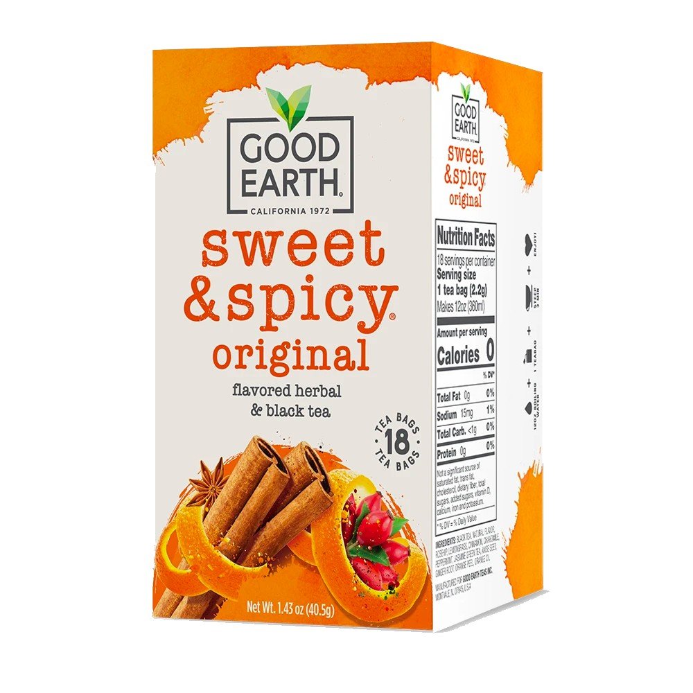 Good Earth Teas Sweet &amp; Spicy Original Tea 18 Bag