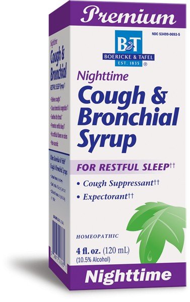 Boericke & Tafel Cough & Bronchial Syrup-Nighttime 4 oz Liquid