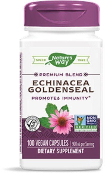 Nature&#39;s Way Echinacea With Goldenseal 100 Capsule