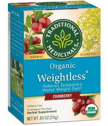 Traditional Medicinals Weightless Tea-Cranberry 16 Bag