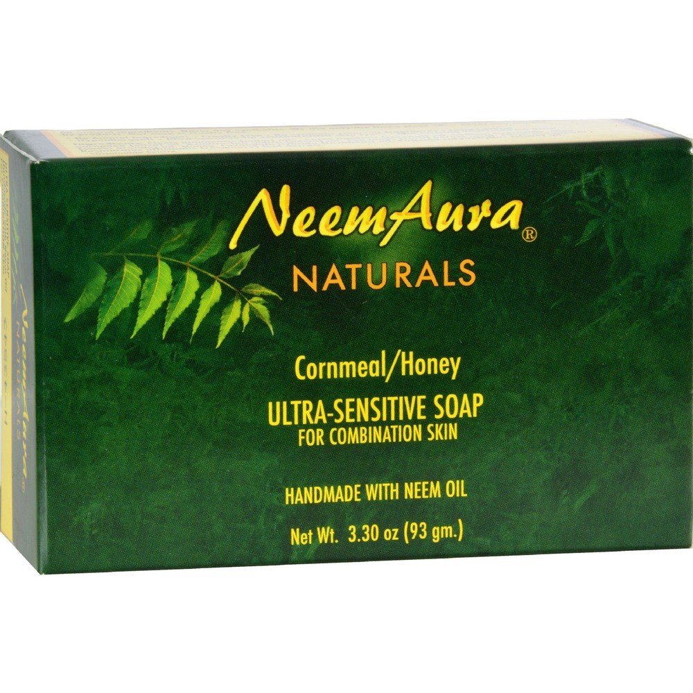Neem Aura Neem Soap Cornmeal/Honey 3.75 oz. Soap