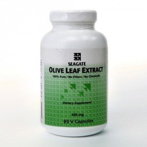 Olive Leaf Extract | Seagate | 450 milligrams Olive Leaf Extract | Dietary Supplement | 90 Capsules | VitaminLife