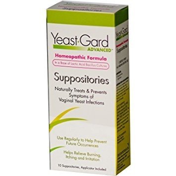 Women&#39;s Health Institute Yeast Guard Suppositories ( New formula) 10 Suppository