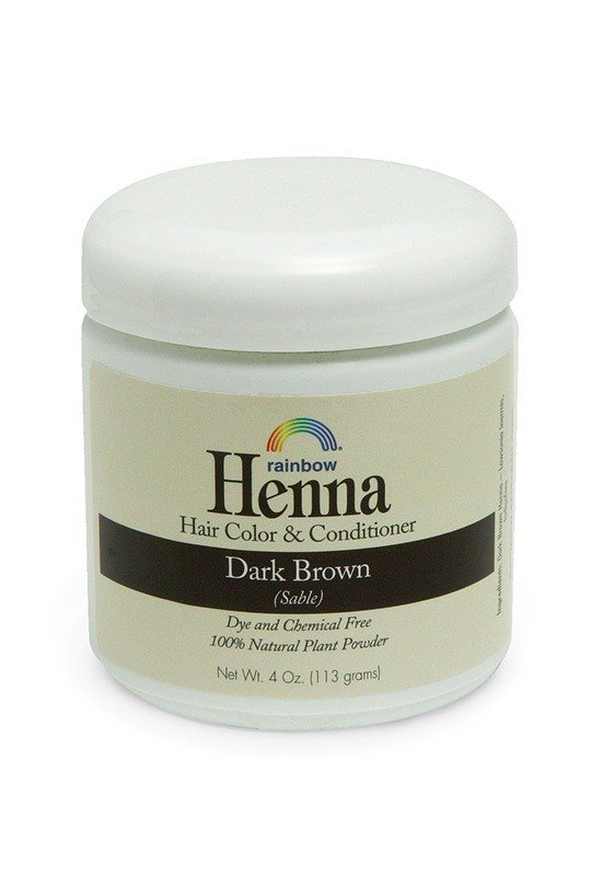 Rainbow Research Dark Brown Henna 4 oz Powder