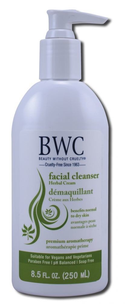 Beauty Without Cruelty Facial Cleanser-Herbal Cream 8.5 oz Cream