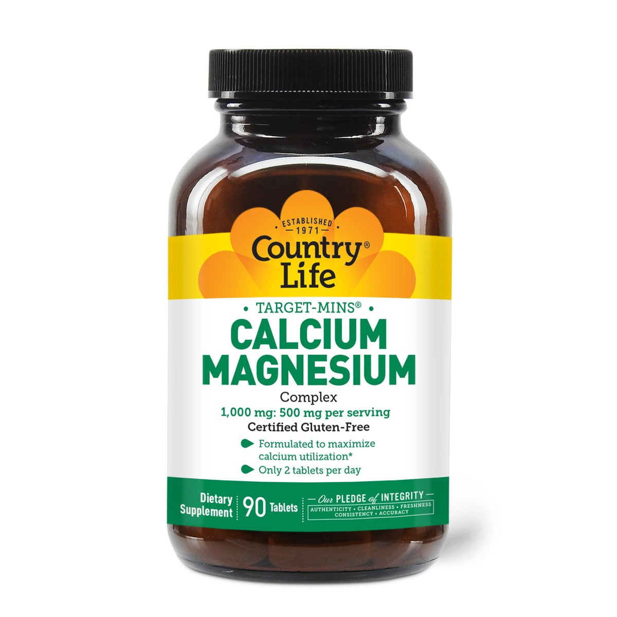 Country Life Calcium Magnesium Complex 1000mg and 500mg 90 Tablet