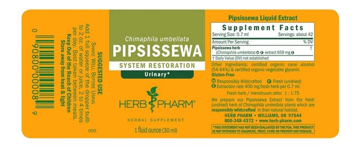 Herb Pharm Pipsissewa Extract 1 oz Liquid