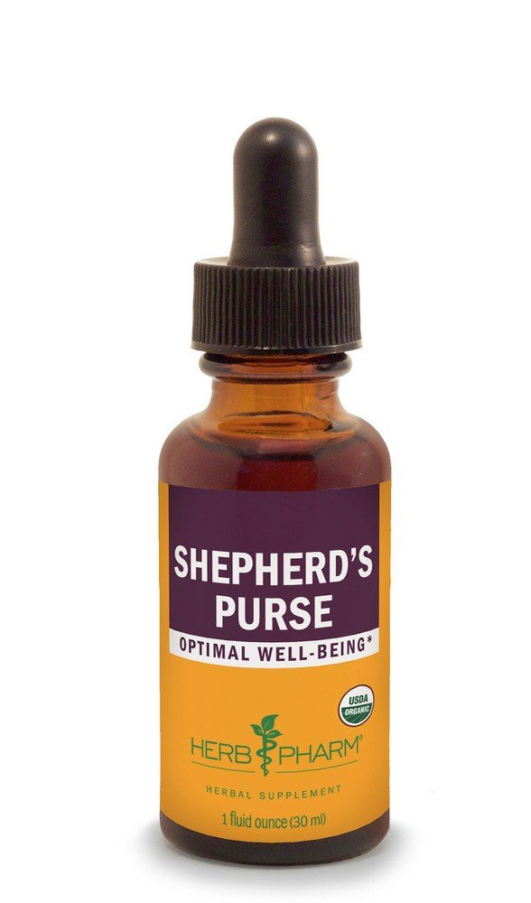 Shepherds Purse Extract 654 milligrams | Herb Pharm | USDA Organic | 1 fluid ounce | Liquid | VitaminLife