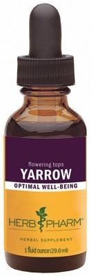 Yarrow Extract | Herb Pharm | Extracted From the Flowering Top of Yarrow Plant | Herbal Supplement | 1 fluid ounce | 29.6 milliliters | VitaminLife