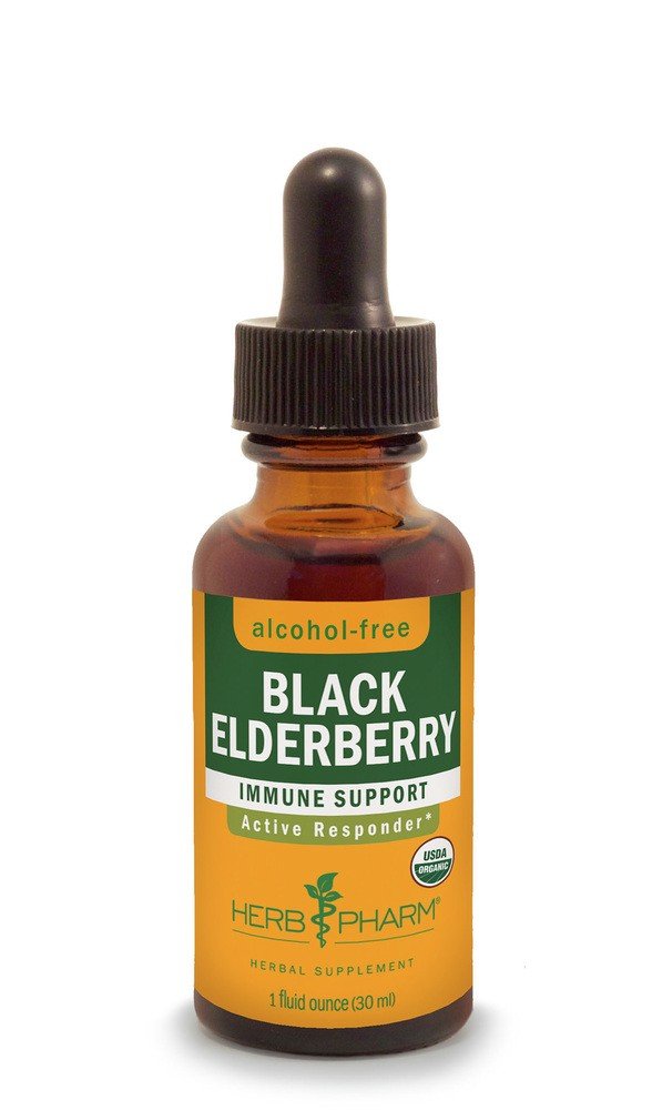 Herb Pharm Black Elderberry Alcohol Free 1 oz Liquid