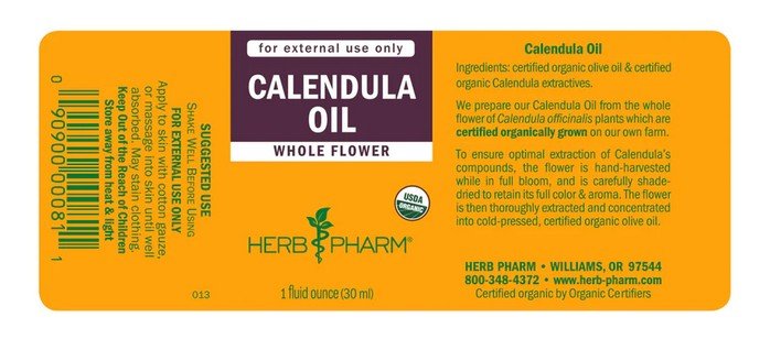 Herb Pharm Calendula Oil 1 oz Liquid