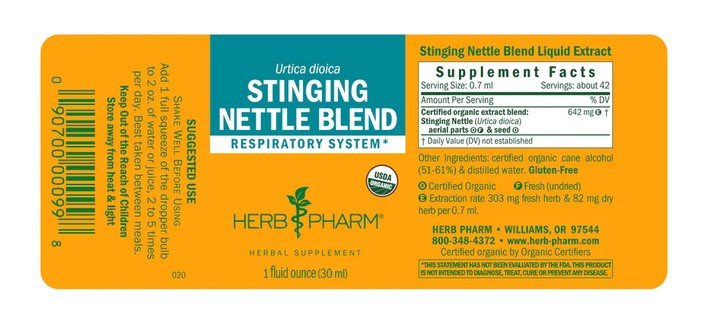 Herb Pharm Stinging Nettle Blend Extract 1 oz Liquid