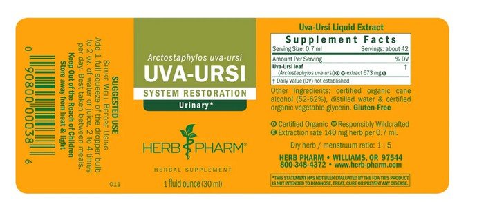 Herb Pharm Uva Ursi Extract 1 oz Liquid