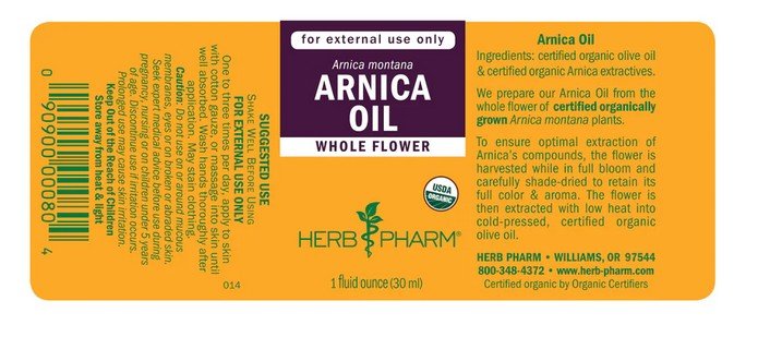 Herb Pharm Arnica Oil 1 oz Liquid