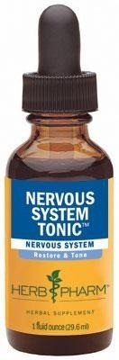 Herb Pharm Nervous System Tonic 1 oz Liquid