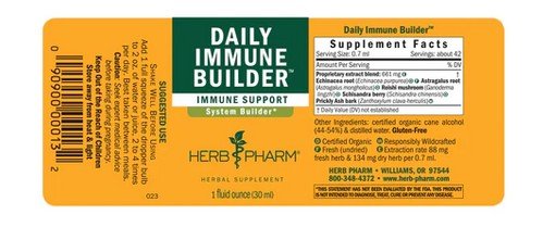 Herb Pharm Daily Immune Builder 1 oz Liquid