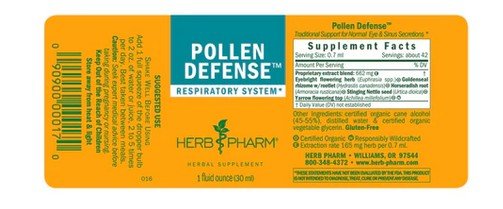 Herb Pharm Pollen Defense Compound 1 oz Liquid