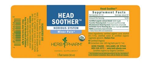 Herb Pharm Head Soother 1 oz Liquid