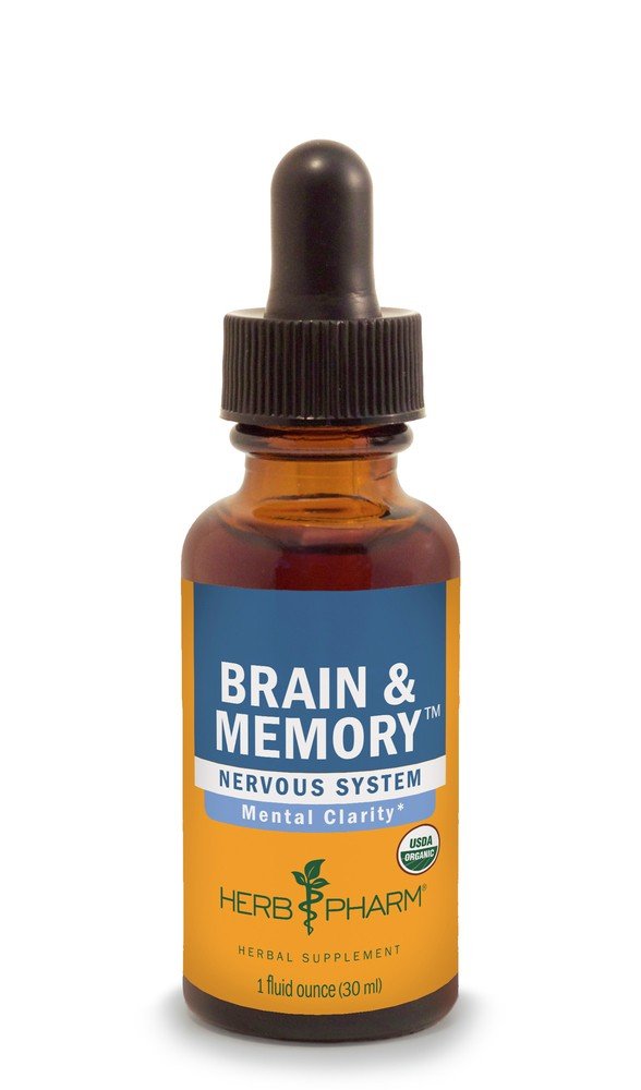 Herb Pharm Brain & Memory Tonic 1 oz Liquid