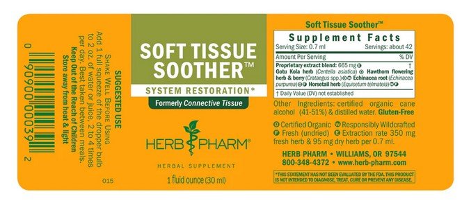 Herb Pharm Soft Tissue Soother 1 oz Liquid