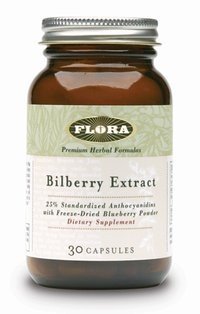 Flora Inc Bilberry Extract 30 Capsule