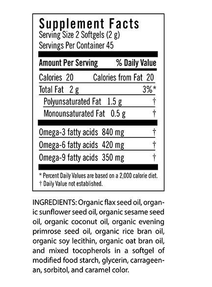 Flora Inc Udo&#39;s Choice Udo&#39;s Oil 3 6 9 Blend 90 Softgel