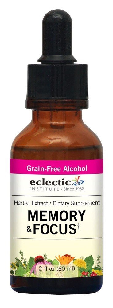 Eclectic Herb Memory Focus (formerly Ginkgo - Gotu Kola) Extract 2 oz Liquid