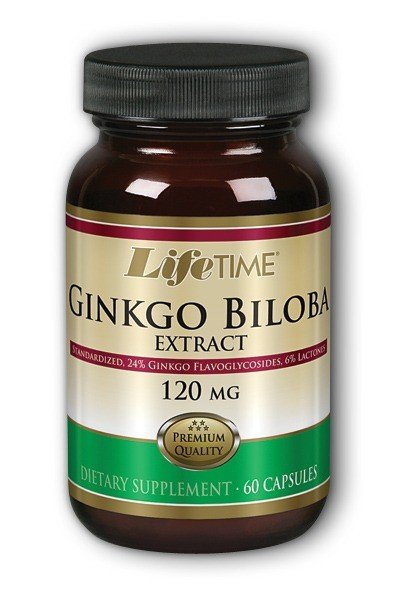 LifeTime Ginkgo Biloba 120mg 60 Capsule