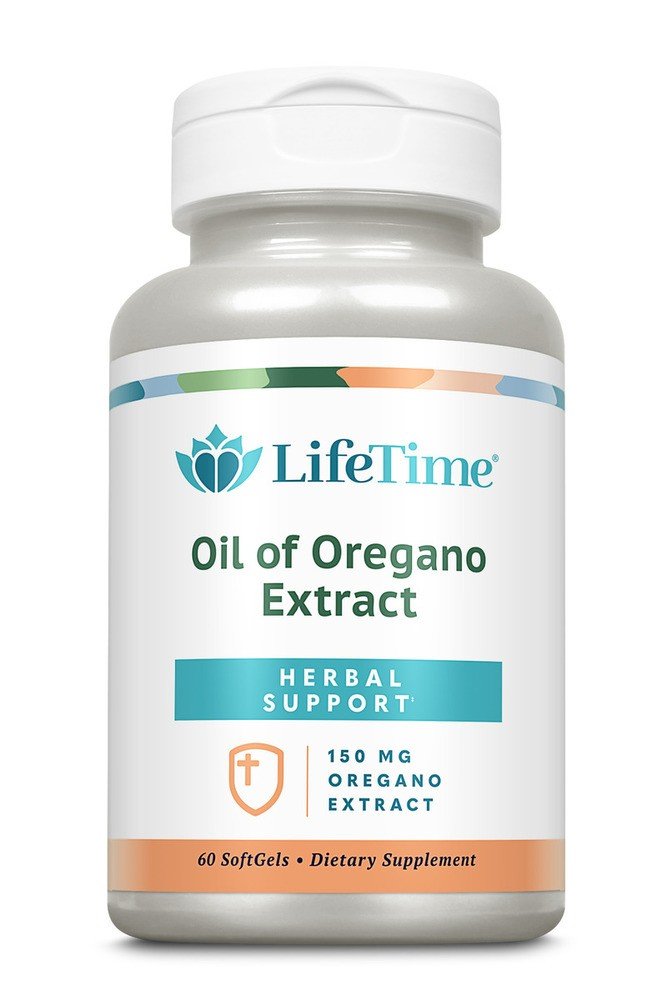 LifeTime Oil of Oregano Extract 150mg 60 Softgel
