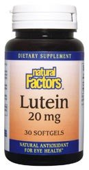 Natural Factors Lutein 20mg 30 Softgel