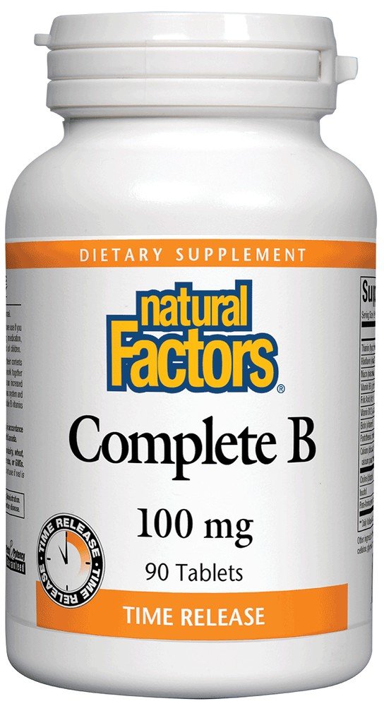 Natural Factors Complete B 100mg Time Release 90 Tablet