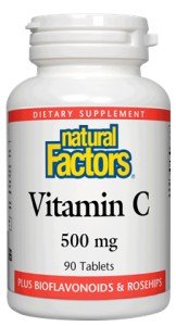Natural Factors C 500mg With Rosehips 90 Tablet