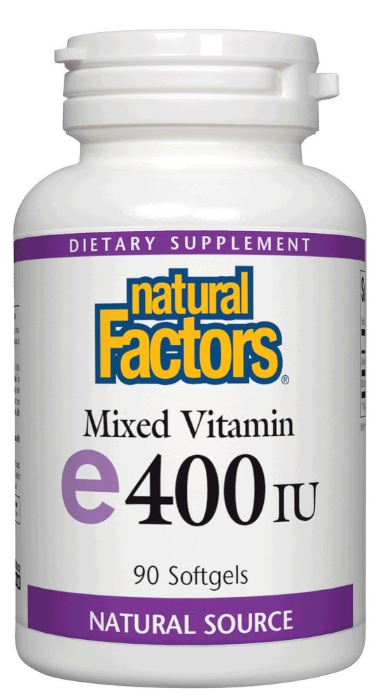 Natural Factors Mixed Vitamin E 400 IU 90 Softgel