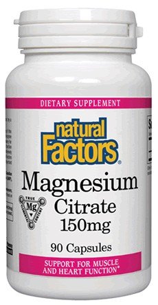 Natural Factors Magnesium Citrate 150mg 90 Capsule