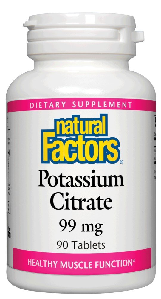 Natural Factors Potassium Citrate 99mg 90 Tablet