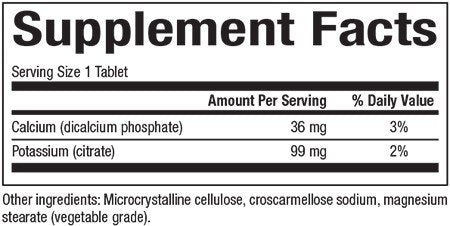 Natural Factors Potassium Citrate 99mg 90 Tablet