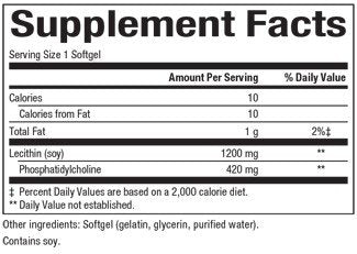 Natural Factors Phosphatidyl Choline PC 90 Softgel