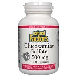 Natural Factors Glucosamine Sulfate 500mg 180 Capsule