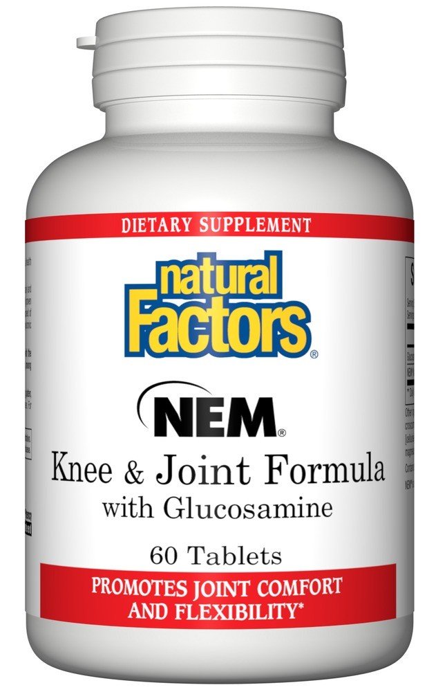 Natural Factors NEM Knee & Joint Formula with Glucosamine 60 Tablet