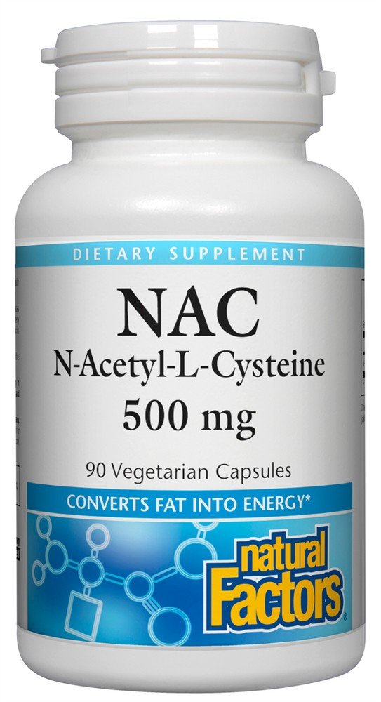Natural Factors N-acetyl Cysteine (NAC) 500mg (Free Form) 90 Capsule