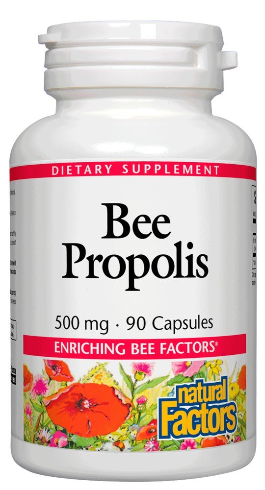 Natural Factors Bee Propolis Extract 500mg 90 Capsule